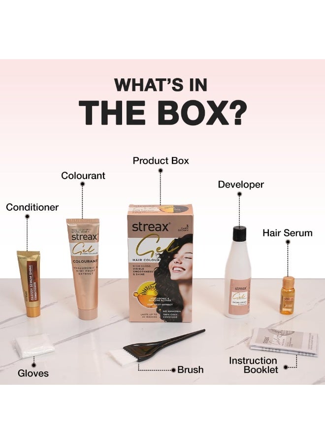 Streax Gel Hair Colour for Women & Men, Burgundy 3.16, 150ml|Hair Colour Burgundy|100% grey coverage |Long Lasting Hair Color, easy to use| Ammonia Free Hair Color, No Paraben & Sulphate (Pack of 2) - Image 5